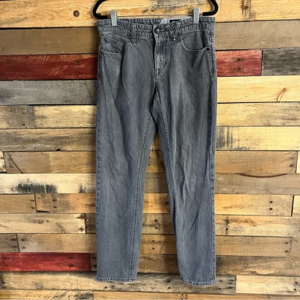 Volcom Solver Modern‎ Straight Gray Jeans Size 29
